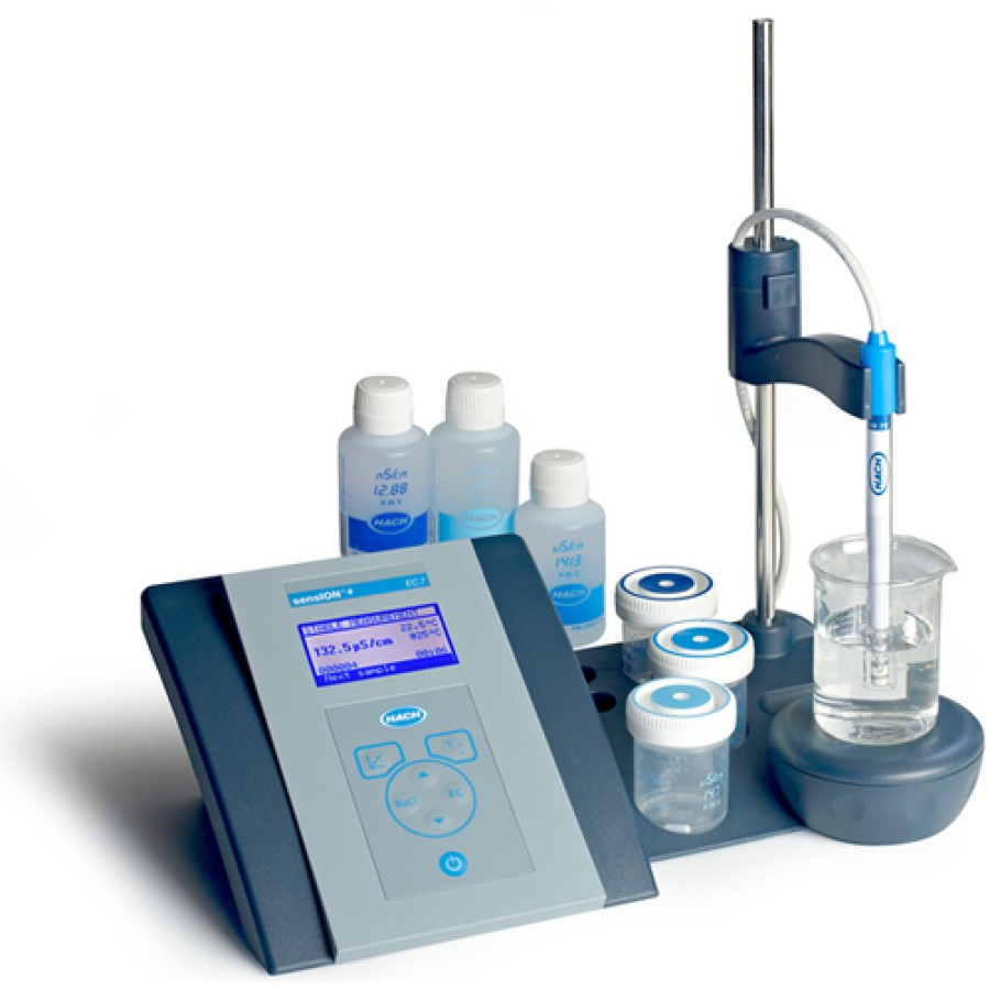 HACH ssensION+ EC7 (LPV3070.97.0002) Lab conductivity Benchtop Meter Kit with 5070 Conductivity Cell 