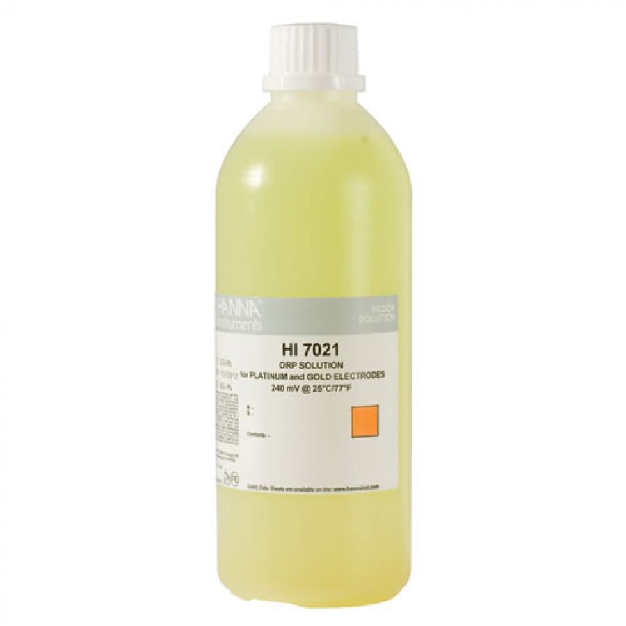 HANNA HI7021L 240 mV @ 25°C ORP Test Solution (500 mL)