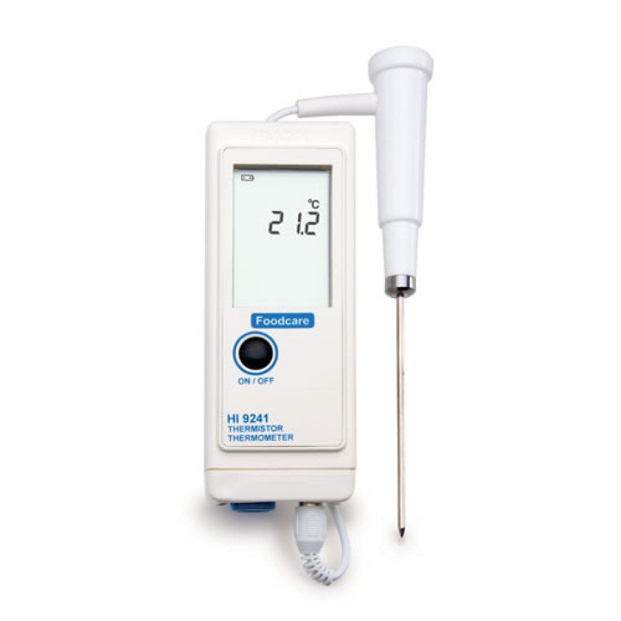 HANNA HI9241 Foodcare Thermistor Thermometer with Pre-Calibrated Probe (-50 to 150°C (-58 to 302°F).