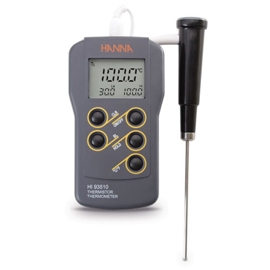 HANNA HI93510 Waterproof Thermistor Thermometer (50.0 to 150°C (-58.0 to 302°F).