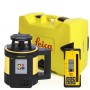 Leica Rugby 820 Rotary Laser Level With Alkaline and Rod Eye 180 Receiver