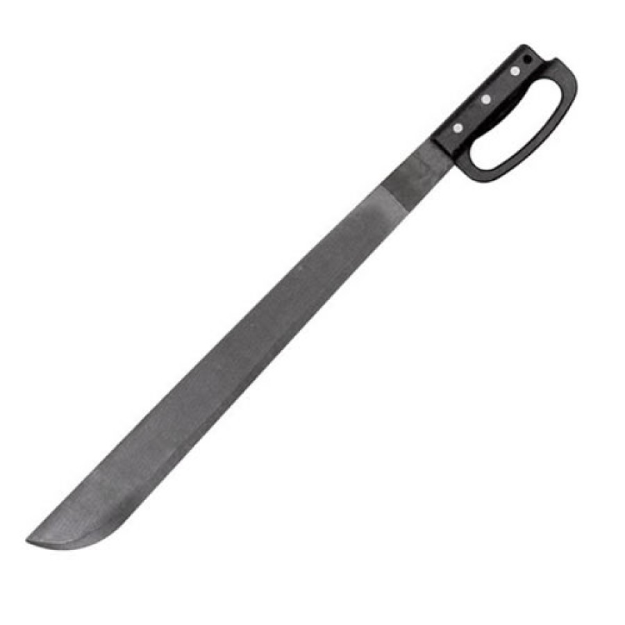 Ontario Knife Company 8515 Field Knife with "D" Black Handle, 18"