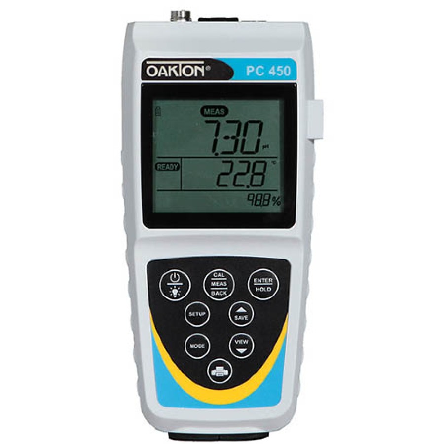 Oakton WD-35630-32 Eutech PC 450 pH/mV/Conductivity/TDS/Salinity/Temperature Meter