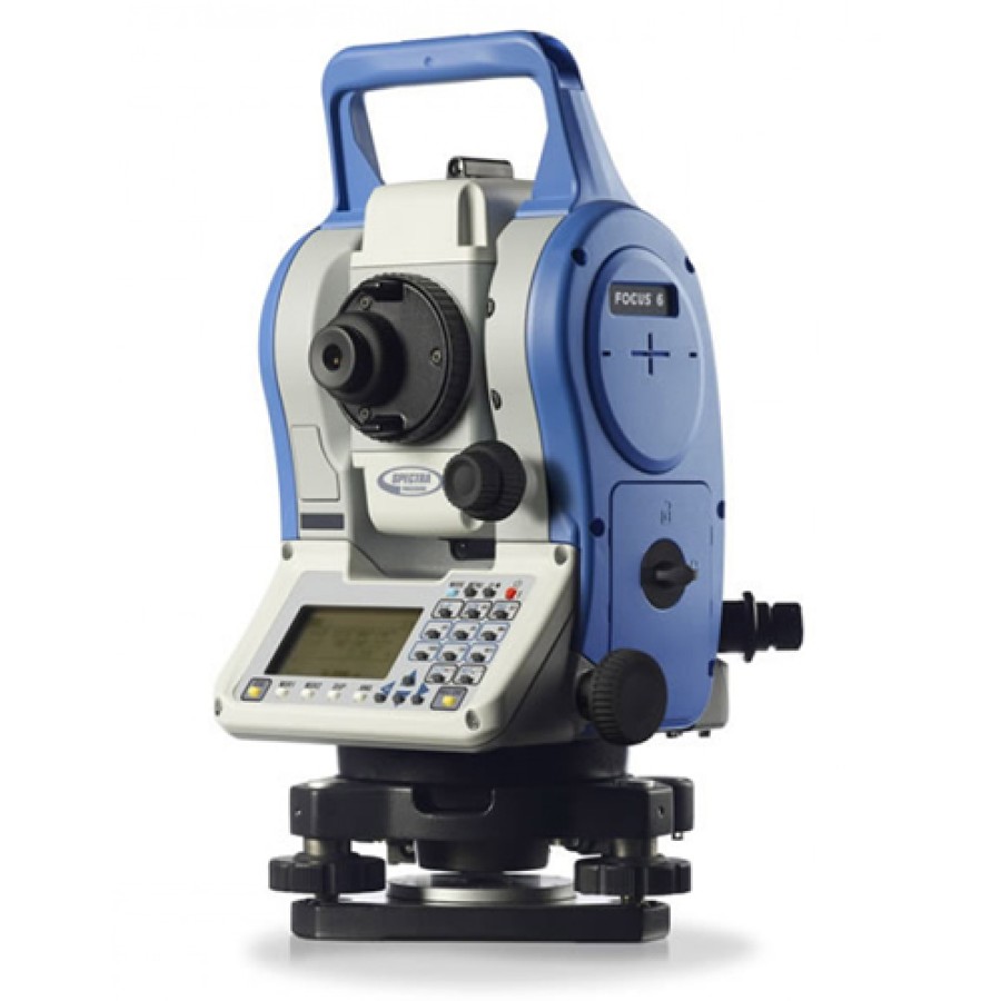 Spectra Precision Focus 6 (HNA33290) 2 Second Reflectorless Total Station w/Optical Plummet