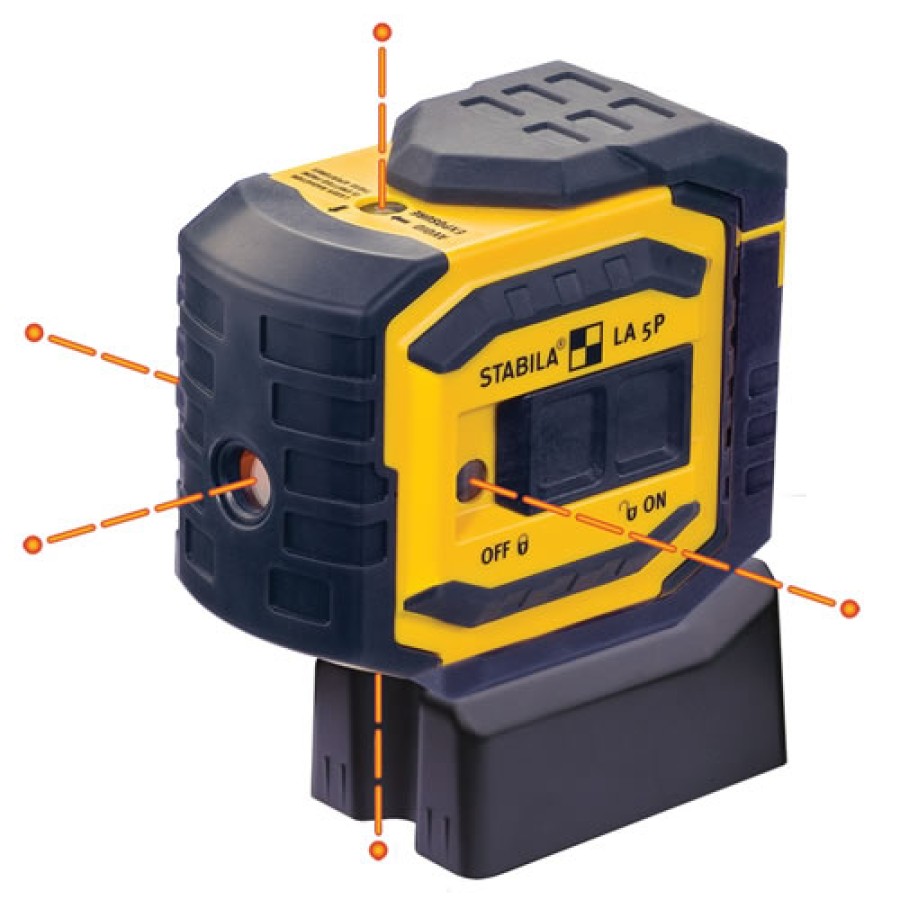 Stabila LA-5P LaserBob 5 Beam Layout Tool 