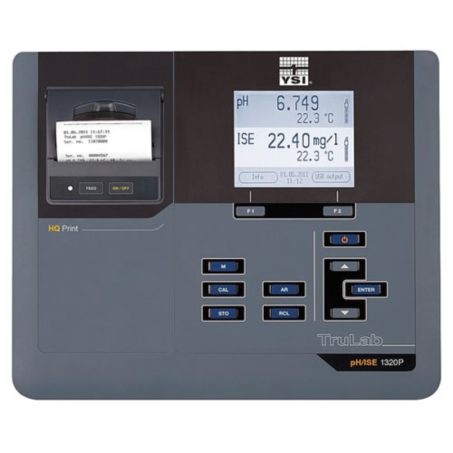 YSI TruLab 1GA340PY (1320P) pH/ISE  Laboratory Benchtop Meter with Integrated Thermal Printer